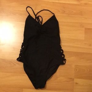 Black swim suit